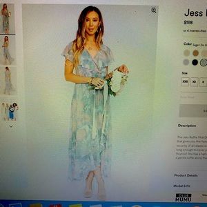 Jess Ruffle midi dress 🌸 bundle and save